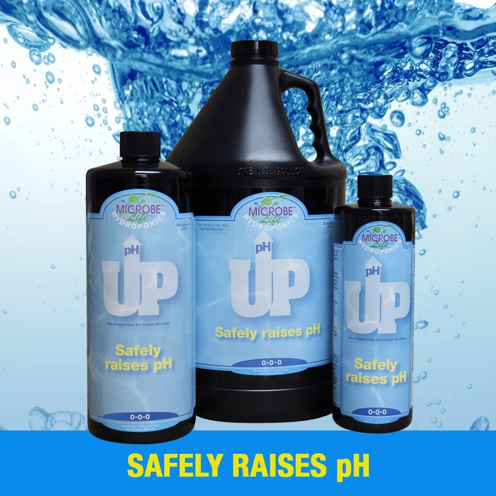 pH Control Kit with pH Up and Down for Stability, 16 oz Bottles, 4 oz Sample of Premium Liquid Nutrients