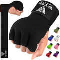 Gel Boxing Hand Wraps Inner Gloves for Men & Women – 80cm/31inch Quick Wrist Strap, Padded Knuckle Support