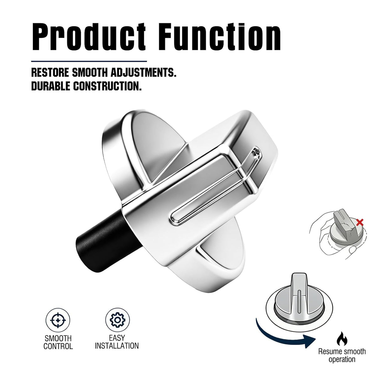 00631622 Cooktop Control Knob Replacement Fits Bosch Thermador Gas Cooktop