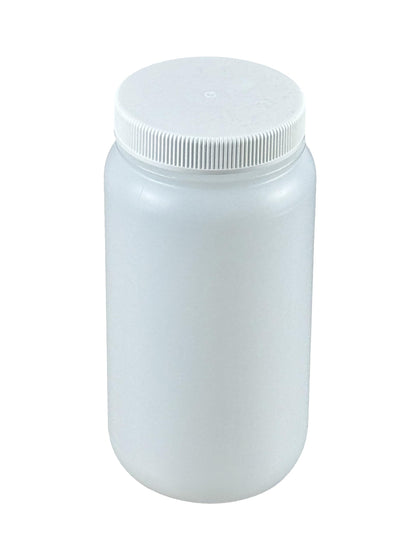 2000ML 64OZ Nature Wide Mouth HDPE Reagent Bottles with PP Caps Pack of 1