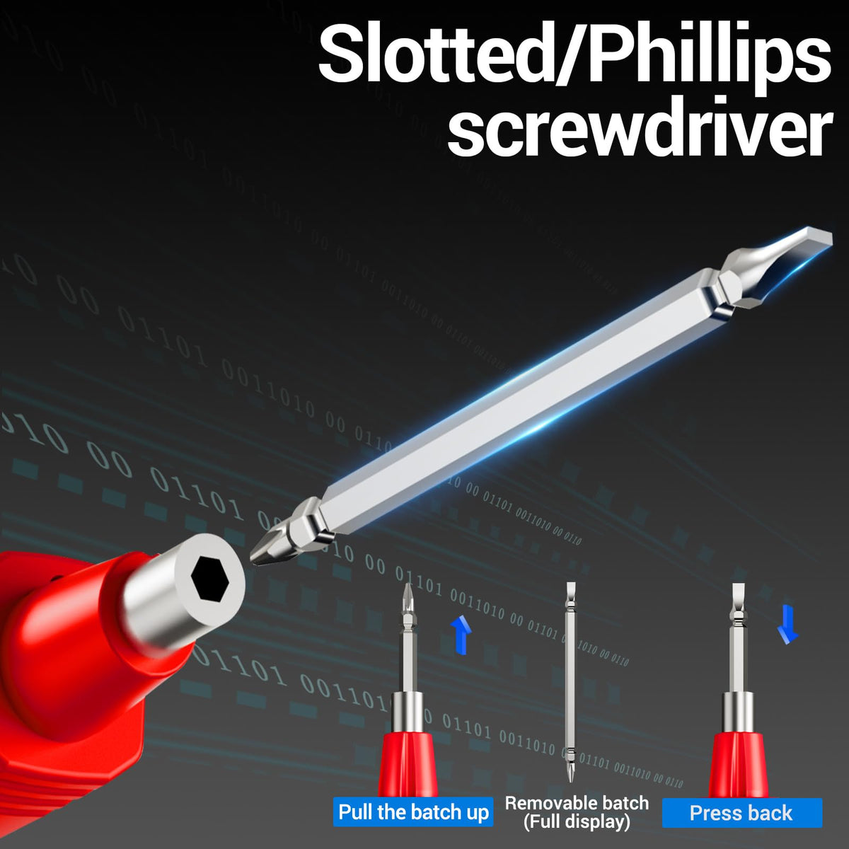 ANENG Non-Contact Voltage Tester, Double-Head Slotted/Crosshead Screwdriver