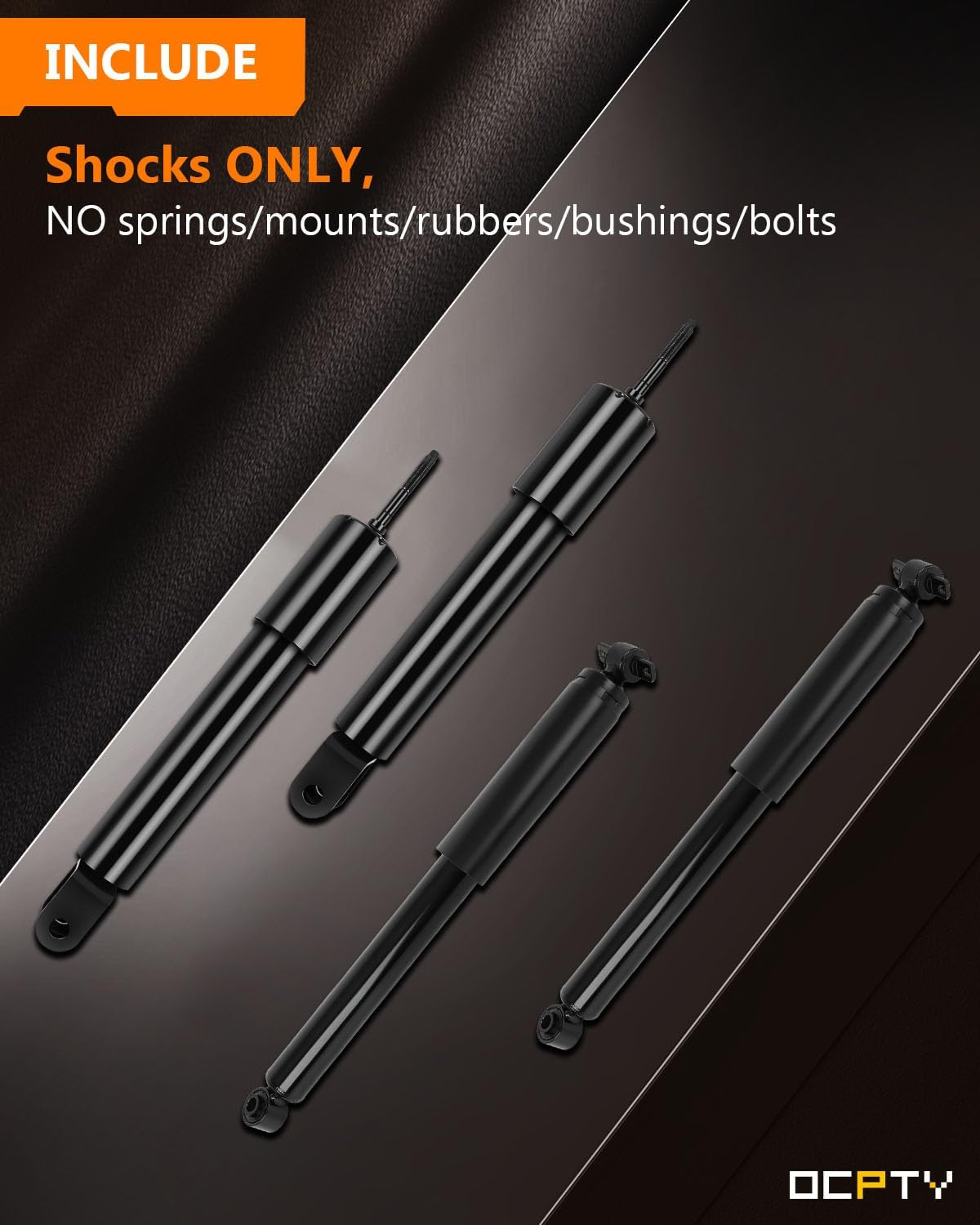 Front Rear Shock Absorbers, OCPTY Auto Struts for Hummer for H3 2006-2010