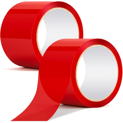 Construction Seaming Tape Red 3" x 55 Yards Sheathing Sealing Tape Underlayment for Foam Board Insulation, Vapor