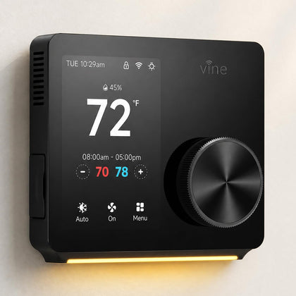 Smart Thermostats for Home with Large Knob - WiFi Thermostat for House with Nightlight, 7x8Period Programmable