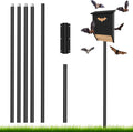15 Ft Telescoping Bat House Pole Adjustable with Ground Socket