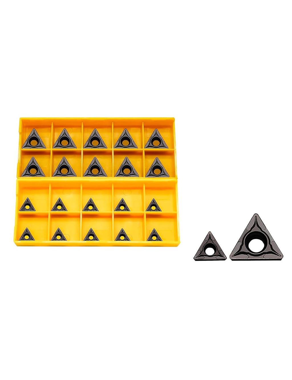 20PCS TCMT110204 + TCMT16T308 Premium Carbide Inserts for Superior Hardness Performance