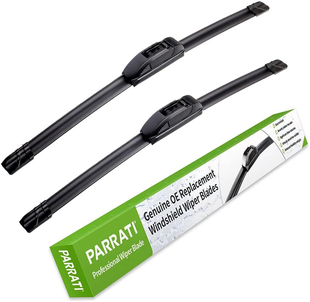 OEM QUALITY 24" +19" PARRATI Premium All-Season Windshield Wiper Blades (Set of 2)
