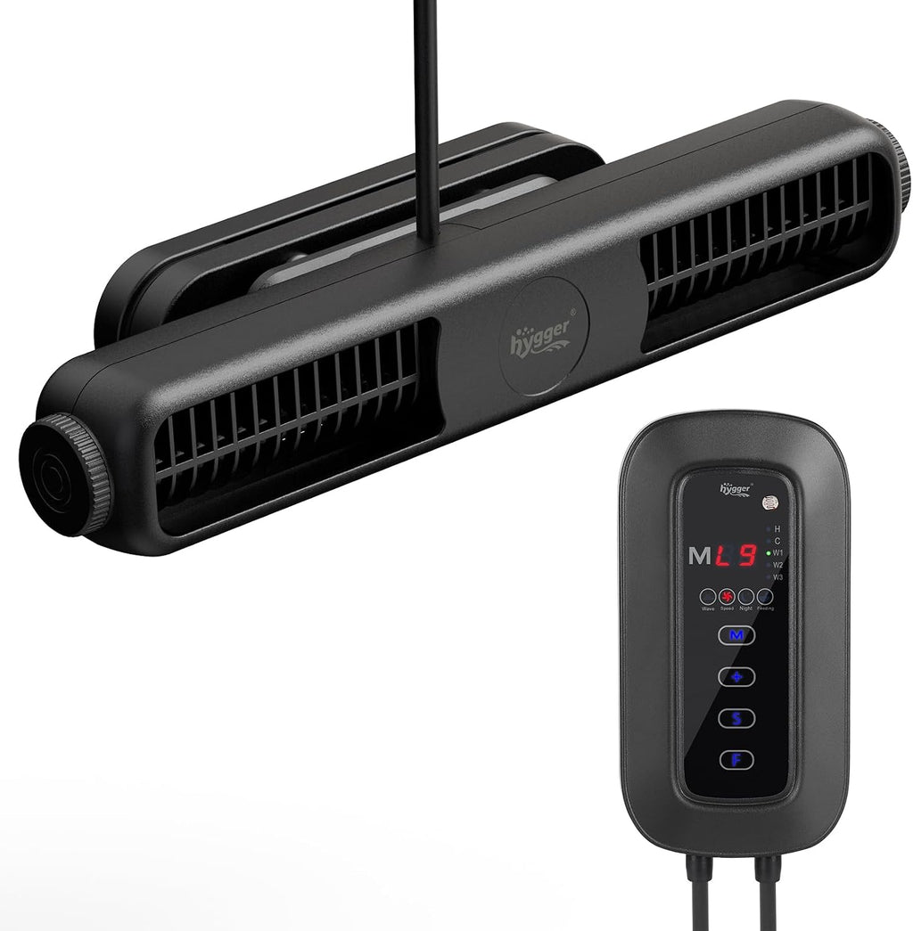 Wave Maker for Aquarium, 4750 GPH Adjustable Aquarium Powerhead with External Controller, Quiet Aquarium Circulation