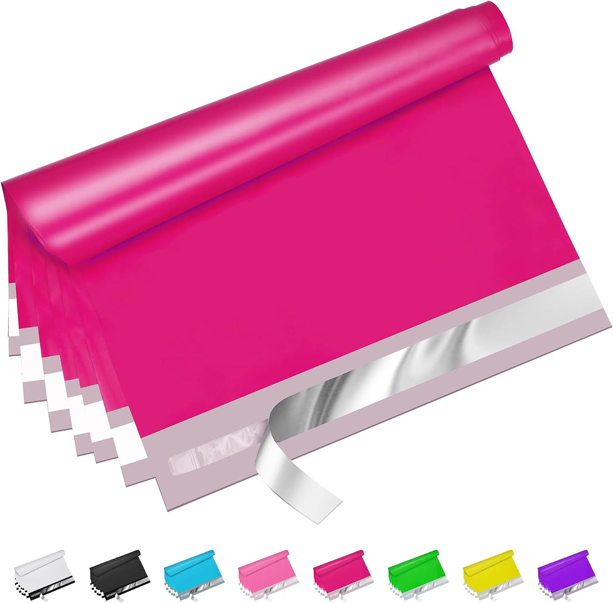 Poly Mailer 10x13 Inch 100Pcs, Shipping Bags for Clothing, Rose Red