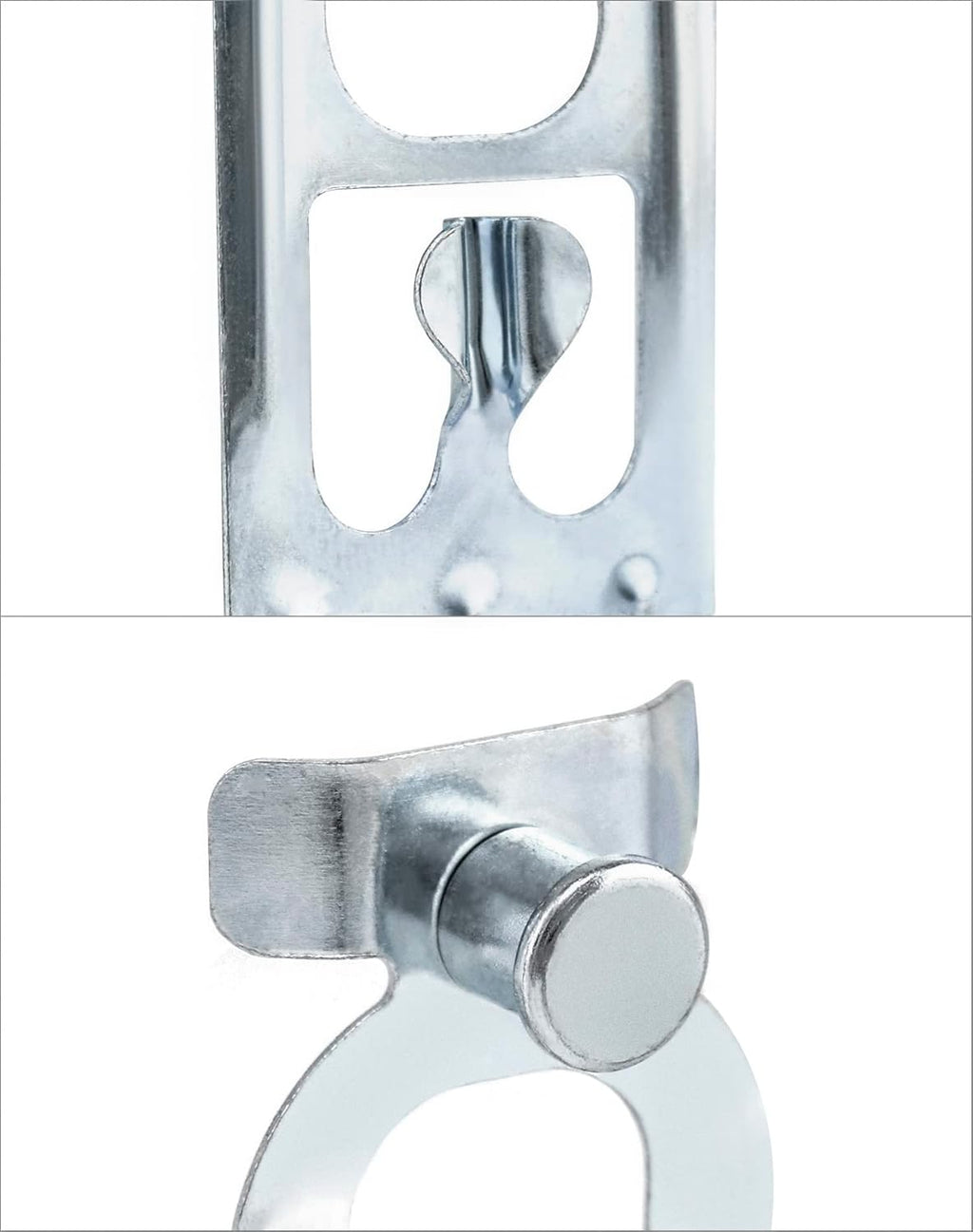 Teardrop Pallet Rack Safety Clip, 100 Pcs Universal Pallet Racking Beam Safety Clips Connector Cross Beam Locker