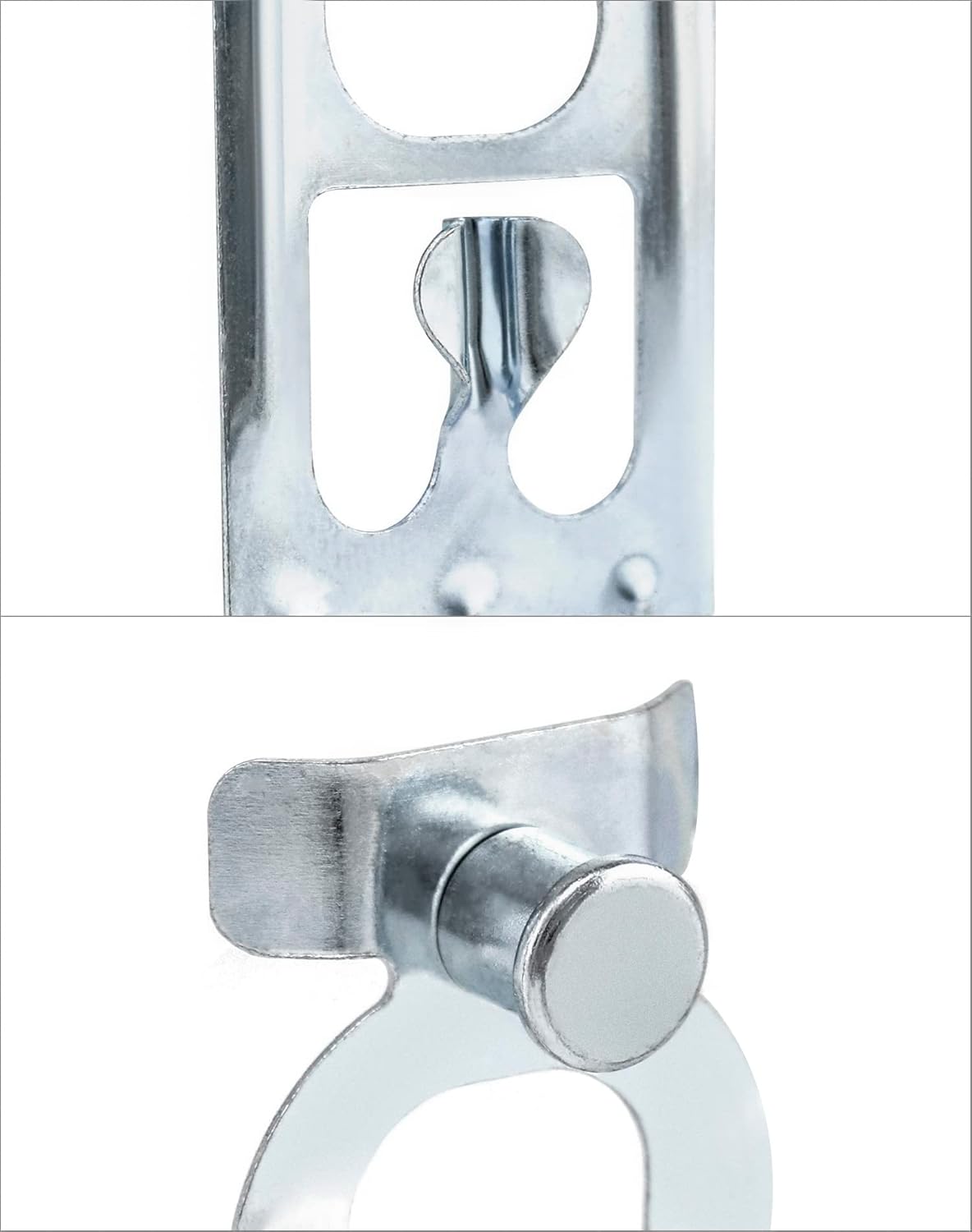 Teardrop Pallet Rack Safety Clip, 100 Pcs Universal Pallet Racking Beam Safety Clips Connector Cross Beam Locker