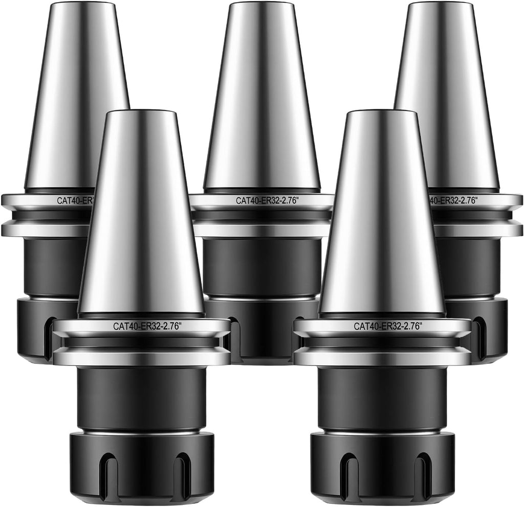 VEVOR CAT40 Collet Holder ER32 5 Piece Precision Spring Collet Chuck Set