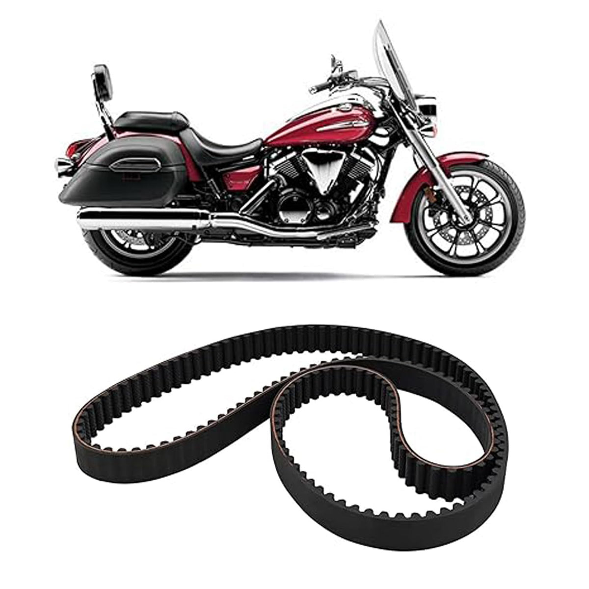 V Belt Compatible with Yamaha Motorcycle V Star 950