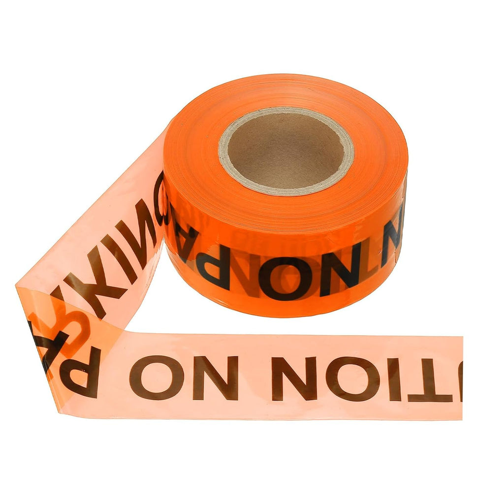 1000ft x 3" Warning Tape, High-Visibility PE Floor Marking Roll Caution Tape for Flagging Construction Outdoor