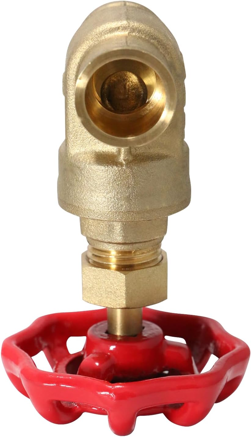 1 Pack XFITTING 1/2" Sweat Gate Valve 200 PSI WOG, Full Port