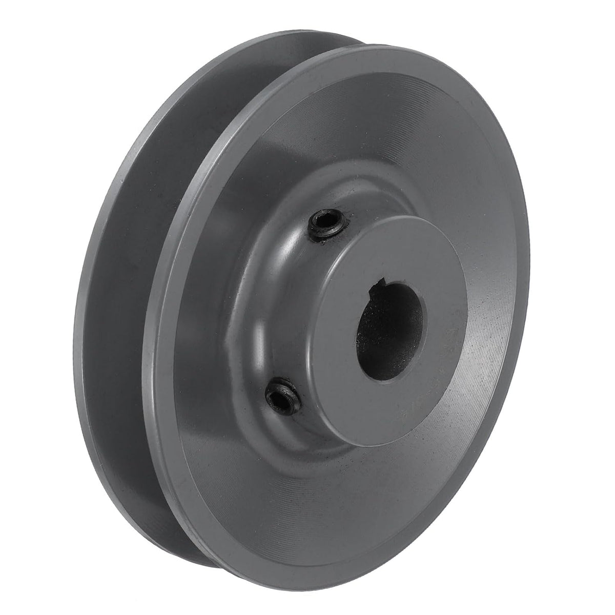 uxcell BK45-3/4 V-Belt Sheave 3/4" Bore, 4.25" OD, Single Groove Web Sheave