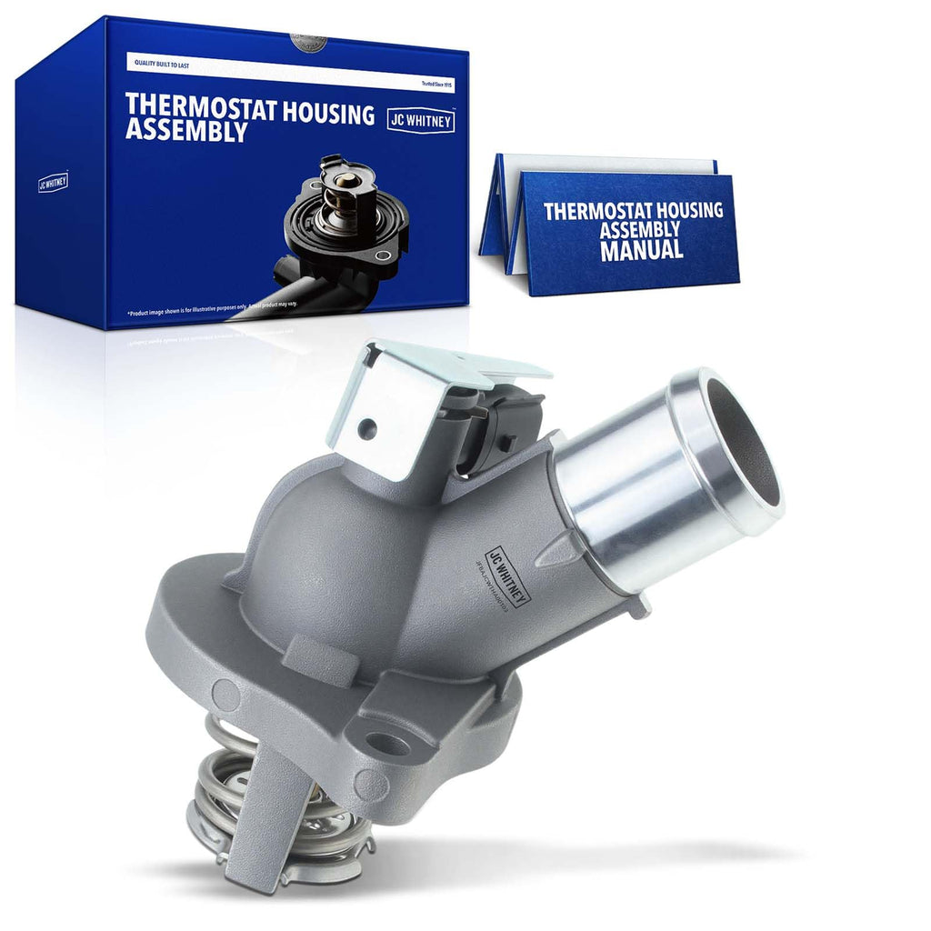 JC Whitney Engine Coolant Thermostat and Housing Assembly