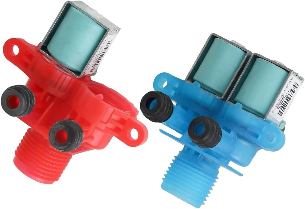 Upgraded Washer Hot Water Inlet Valve Cold Water Inlet Valve Replacement for Maytag MVWX550XW1 MVWX550XW2 MVWX5SPAW0 MVWX600XL0 MVWX600XL1 MVWX600XW0 MVWX600XW1 MVWX600XW2 MVWX655DW0 MVWX655DW1