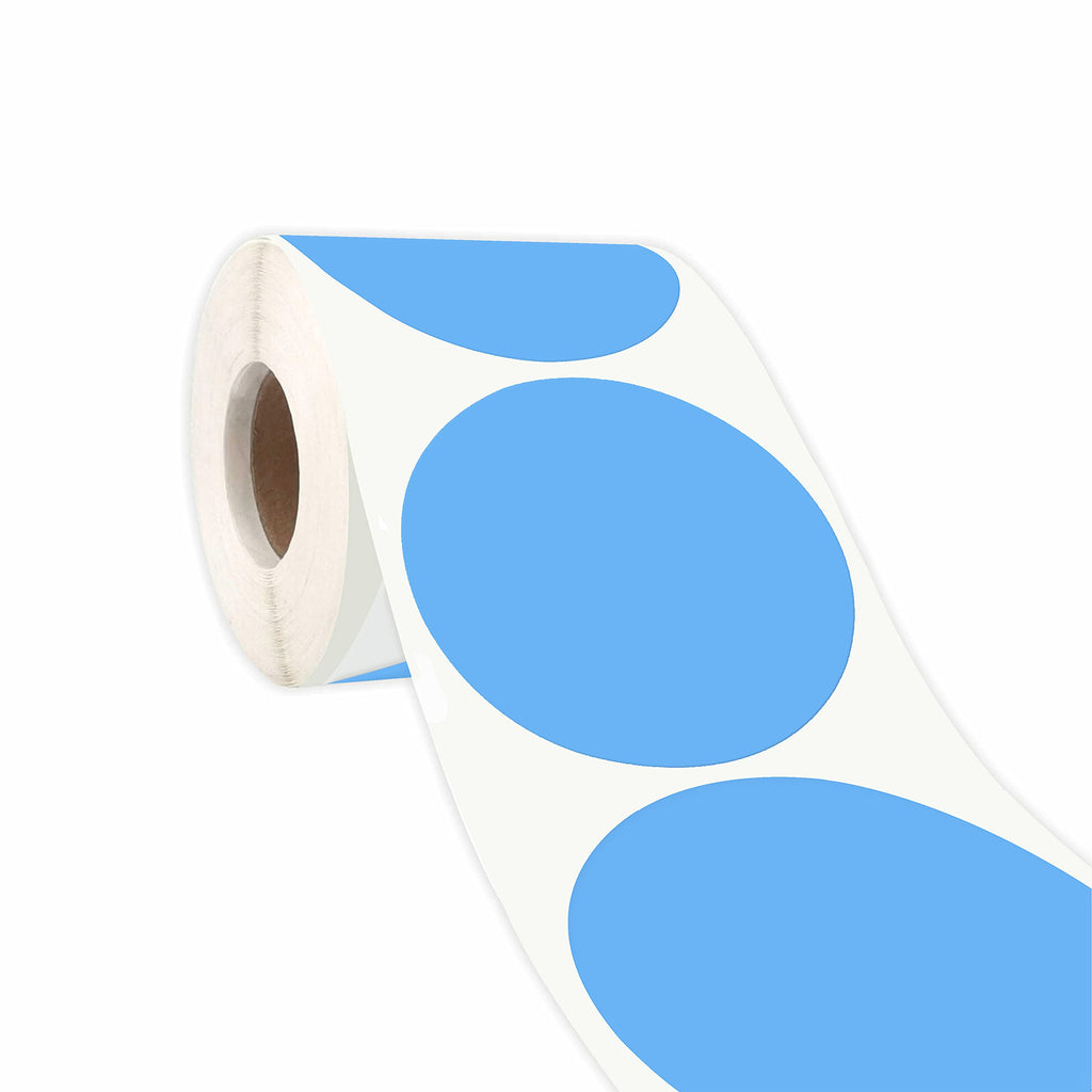 3 Inch Round Permanent Adhesive Color Cod Dot Stickers,500 per Dispenser Box Roll dots Label Inventory Circle