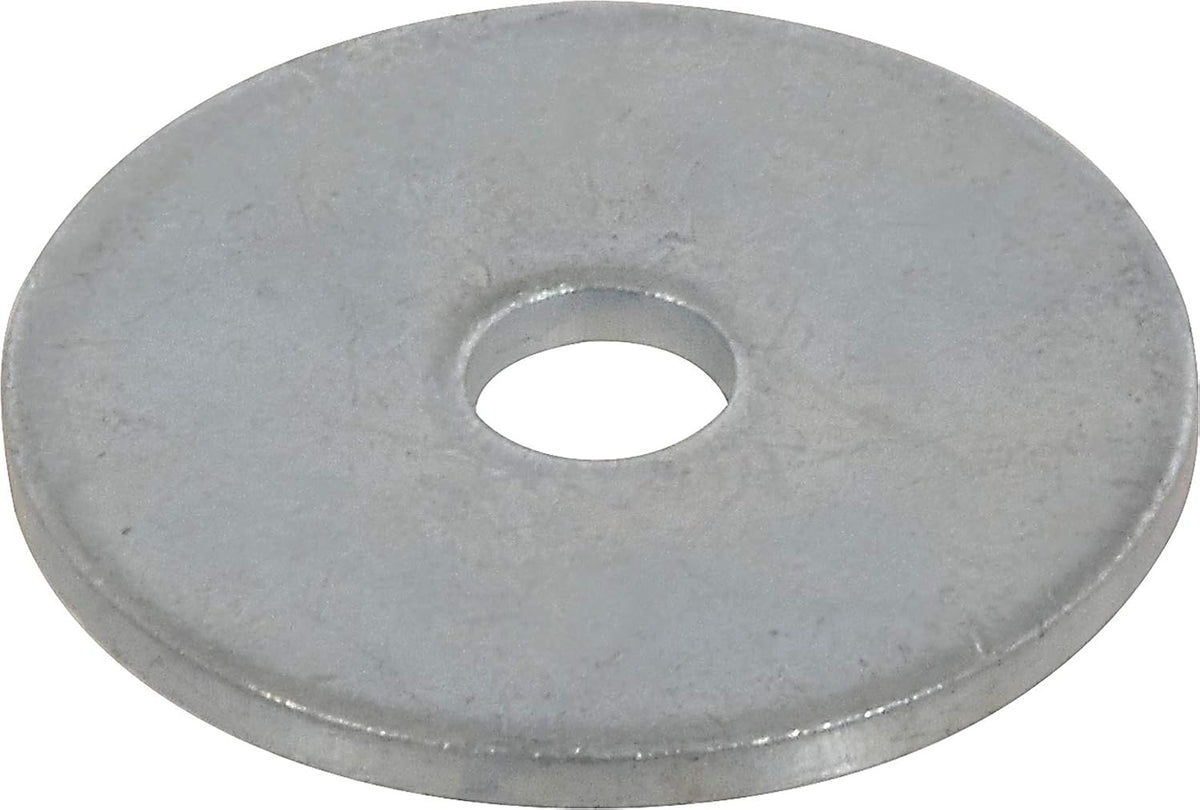 Fender Washers, 1/8in x 3/4in, 100 Pack, Zinc