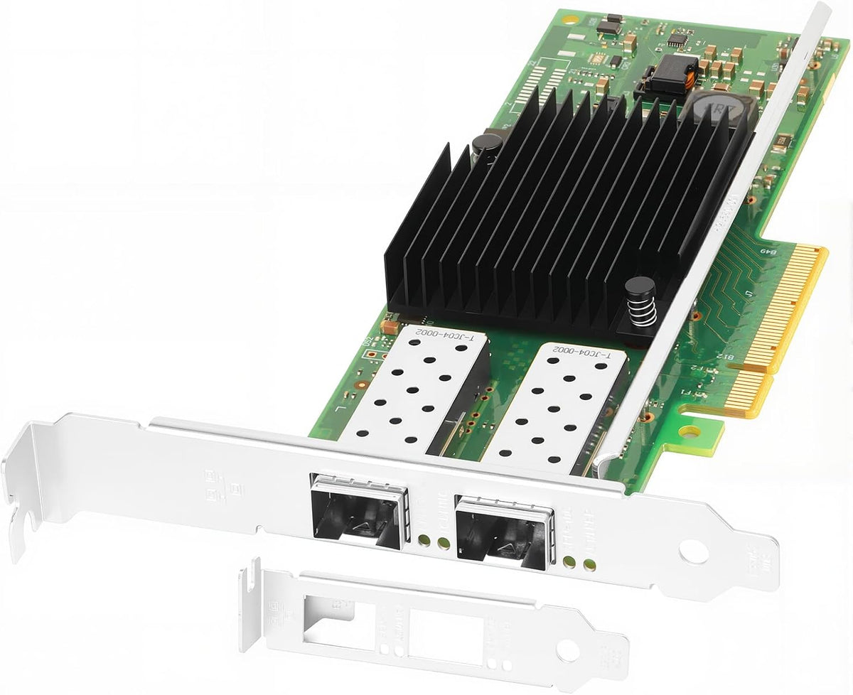 PCIe Ethernet Network Card for Intel X710-DA2 X710-BM2 Chipset PCIe 3.0 x8 10Gb Dual Port SFP+ LAN Card Support Windows Server/Windows/Linux/VMware/ESX