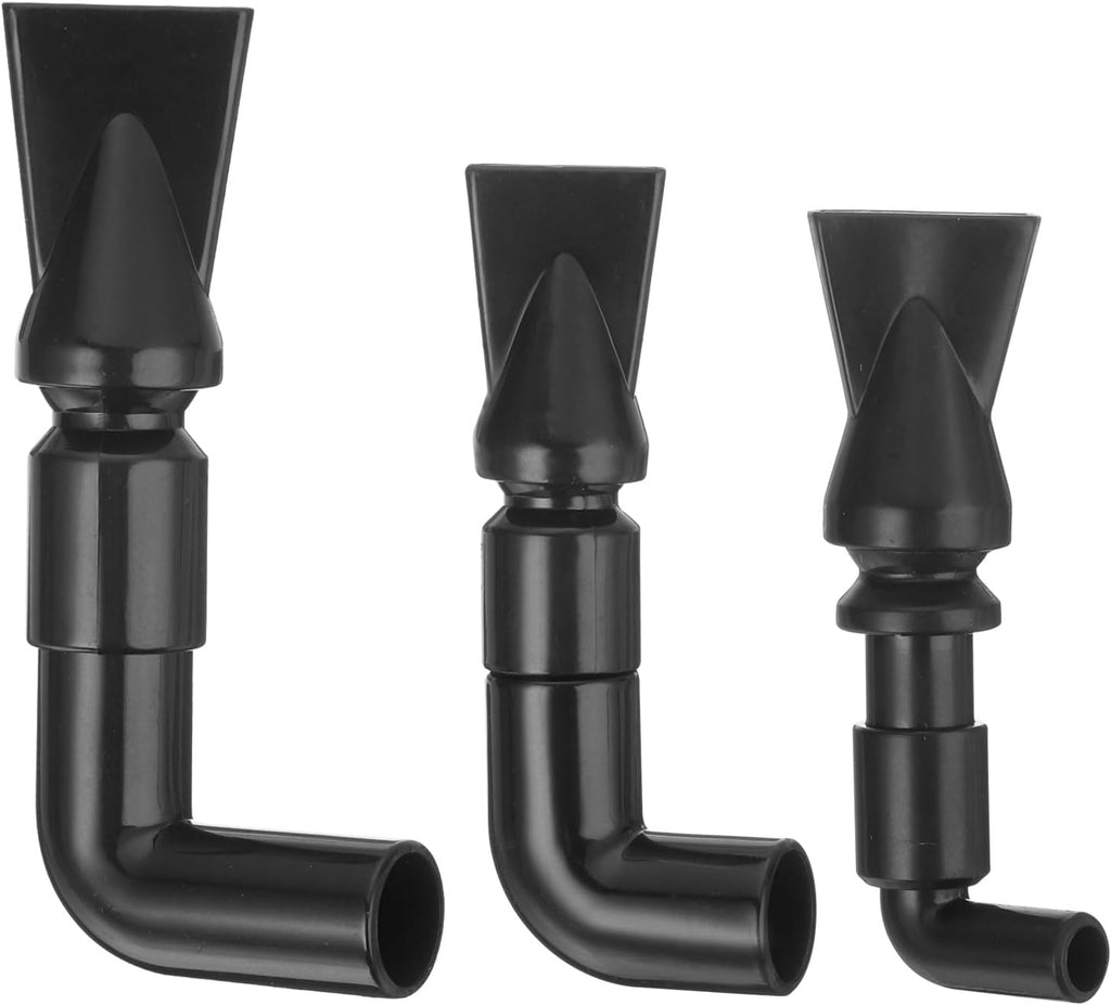 3Pcs Aquarium Nozzle, 360°Free Rotate Plastic Aquarium Pump Nozzle