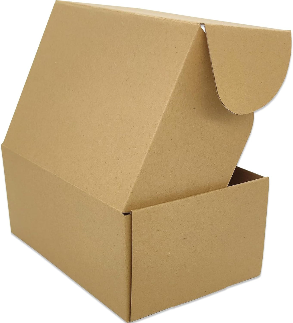 9x6x3 Shipping Boxes Set of 25, Brown Mailer Corrugated Cardboard Box