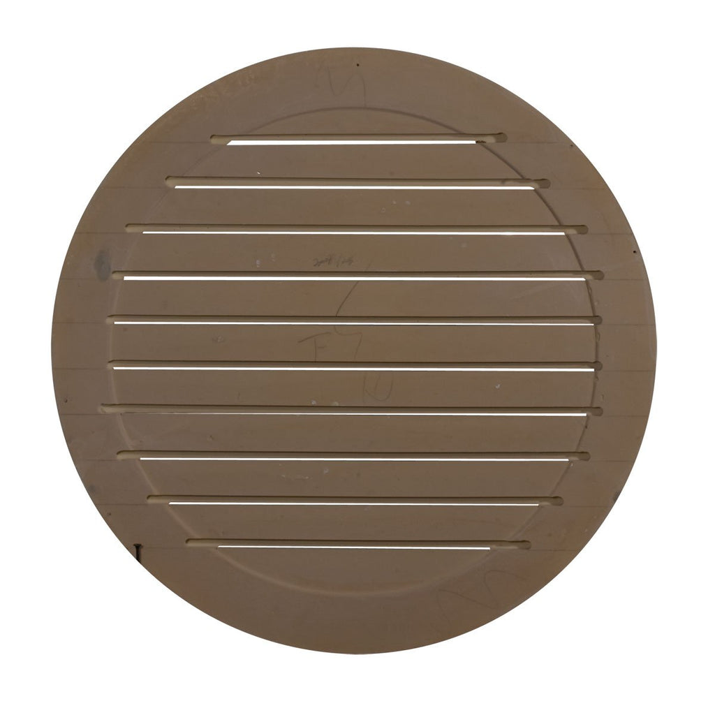 24"W x 24"H x 1 1/8"P, Round Gable Vent Louver, Functional