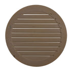 24"W x 24"H x 1 1/8"P, Round Gable Vent Louver, Functional