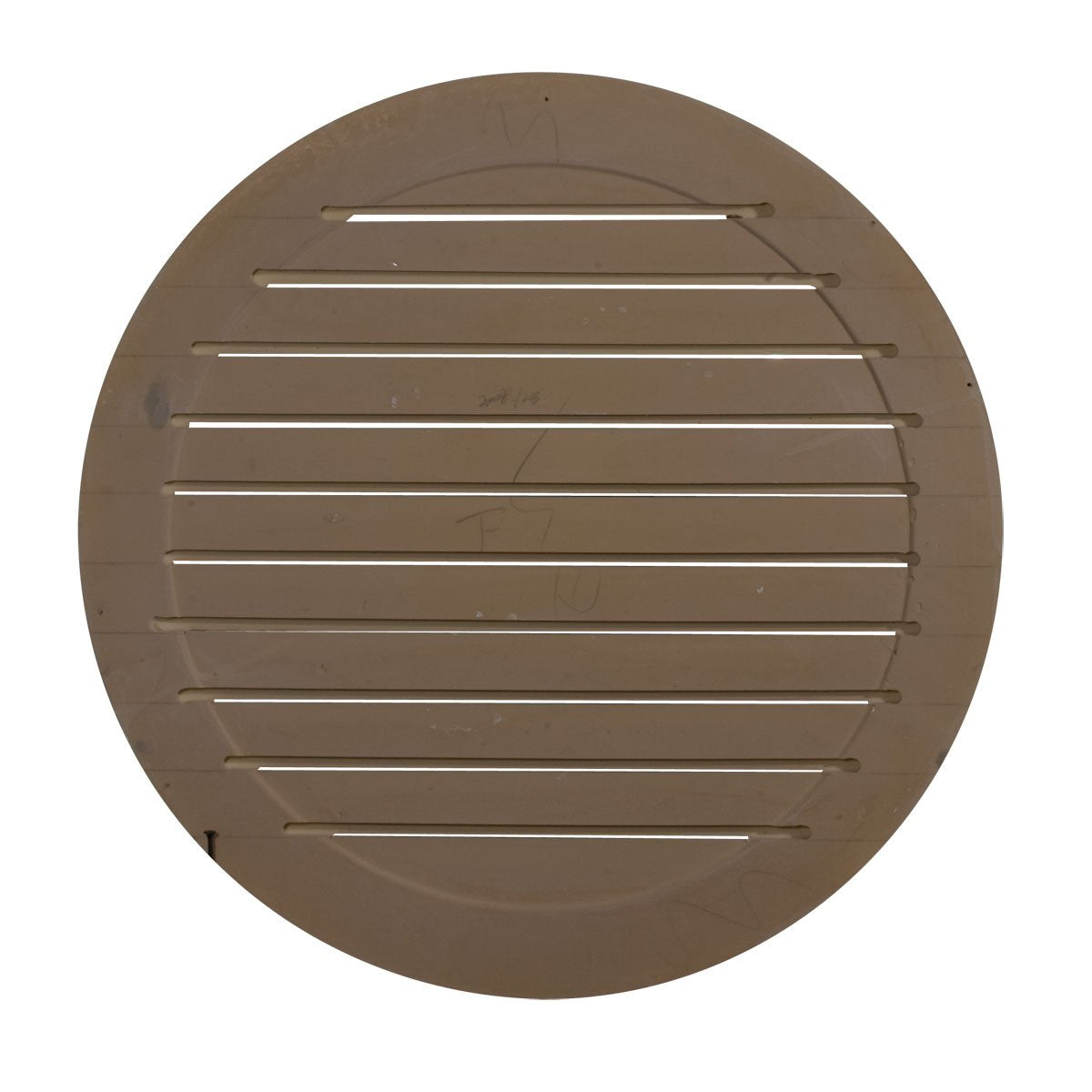 24"W x 24"H x 1 1/8"P, Round Gable Vent Louver, Functional