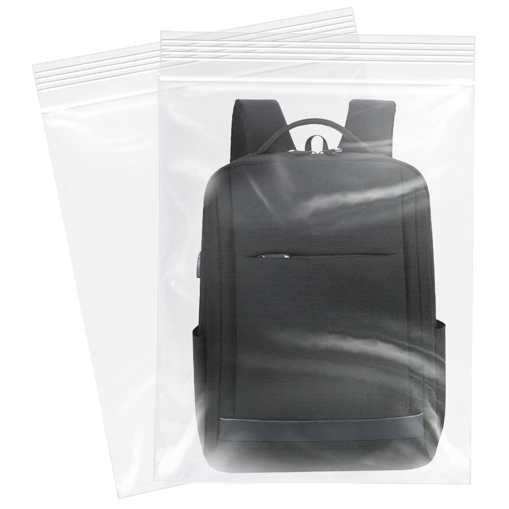 14" x 20" (200 Count) Resealable Zip Plastic Poly Bags