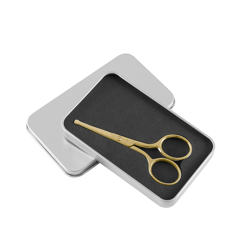 Professional Nose Hair Scissors Rounded Tip Stainless Steel