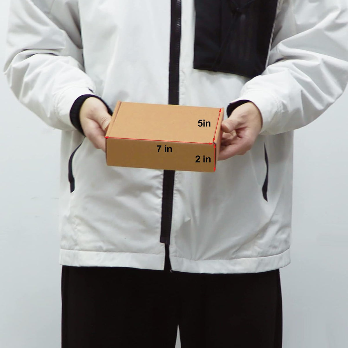 7x5x2 Inch Shipping Boxes Pack of 50 Small Cardboard Box Mailing