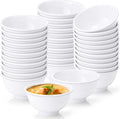 36 Pcs Soup Bowls Unbreakable Cereal Salad, 10 oz, White