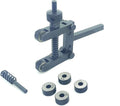 Clamp Type Knurling Tool 2" Inches Capacity 3/8" Shank for Lathes (With spare knurls)