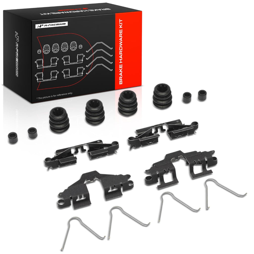 A-Premium Rear Disc Brake Hardware Kit Compatible with Toyota Models