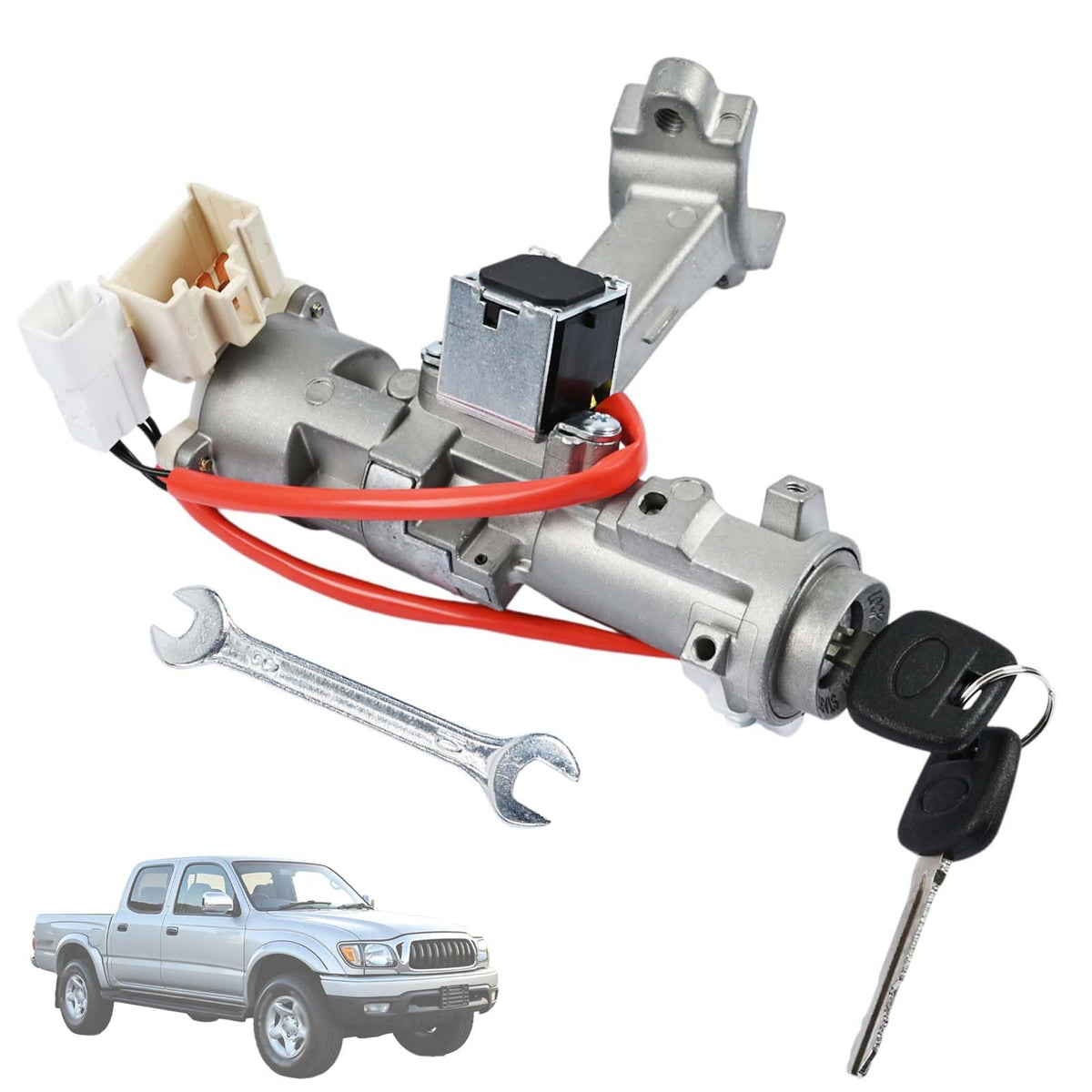 Getfarway Ignition Switch Lock Cylinder w/2 Keys Compatible with Toyota