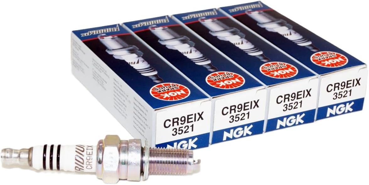 NGK CR9EIX - Iridium IX Spark Plug - 4-Pack/