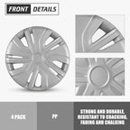 14 Inch Hubcaps Wheel Covers for 2014-2025 Mitsubishi Mirage