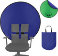 1 Pc Blue Screen Backdrop 43 in / 110 cm Diameter Foldable Portable Photography Background Green Screen Chroma Key