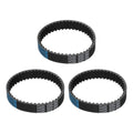 uxcell 3pcs HTD-5M Rubber Timing Belt 45 Teeth, 225mm Pitch Length x 15mm Width x 3.6mm Height, Closed Loop Pulley Timing Belt