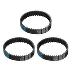 uxcell 3pcs HTD-5M Rubber Timing Belt 45 Teeth, 225mm Pitch Length x 15mm Width x 3.6mm Height, Closed Loop Pulley Timing Belt