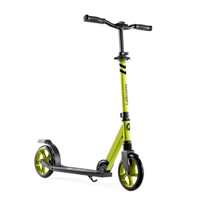 Kick Scooter for Kids Ages 12+, Teens & Adults, Large 8" Sturdy Urethane Wheels. Adjustable Handlebar, Lightweight