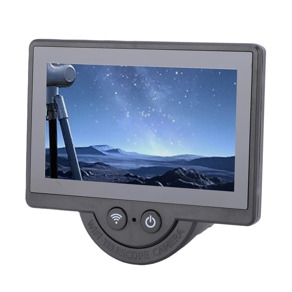 WiFi Telescope Camera, Electronic Eyepiece Camera Recording Via App with 4.3 Inch Screen, Digital Telescope Eyepiece