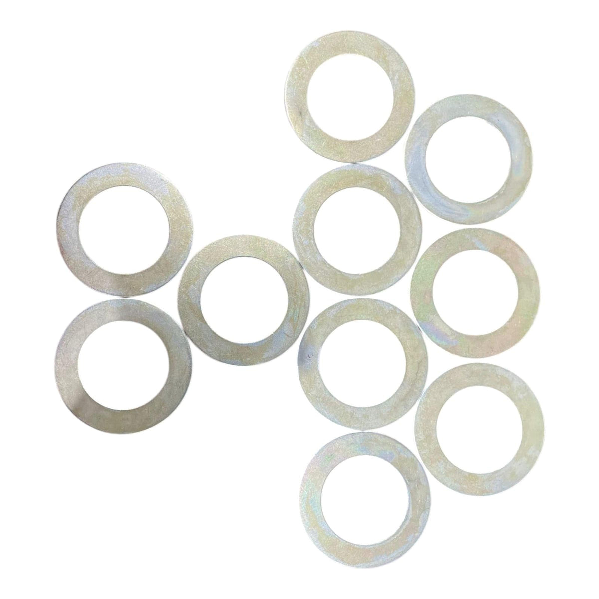 Bucket Pin Shims Washers Size 80mm x 50mm x 2mm 823/00220, Set of 10 Pcs Fits and Compatible with Various Earthmoving Machines and Excavator Machine