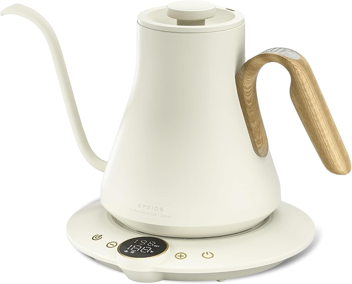 Gooseneck Electric Kettle, ±1℉ Temperature Control, Stainless Steel Inner, Quick Heating, for Pour Over Coffee, Brew