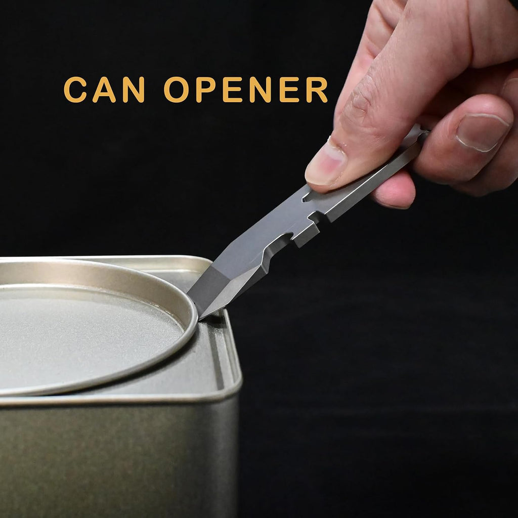 Titanium keychain tool,Lightweight Multipurpose Tool, Paint Can Opener, Pry Tools, Wrench Bottle Opener,Ideal Every