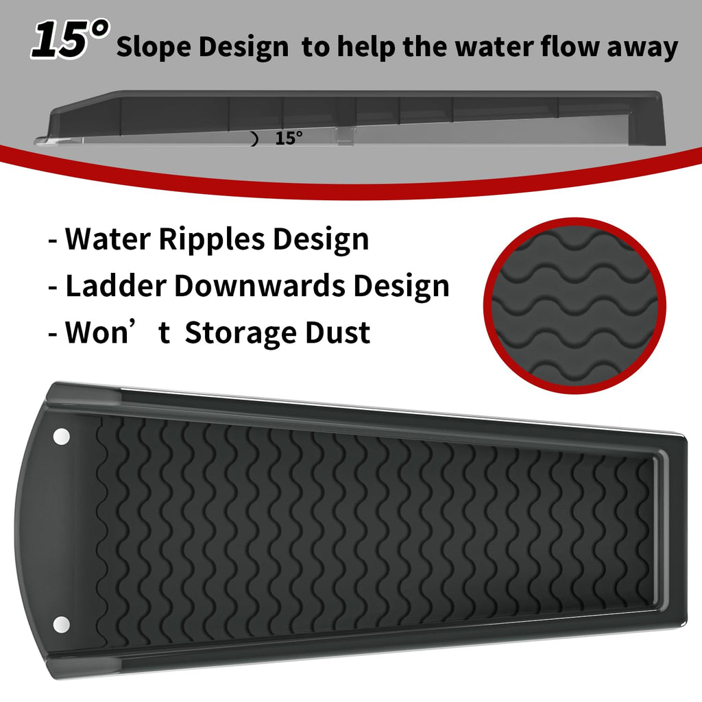 2 Pack Downspout Splash Block, 24" Rain Gutter Downspout Extensions