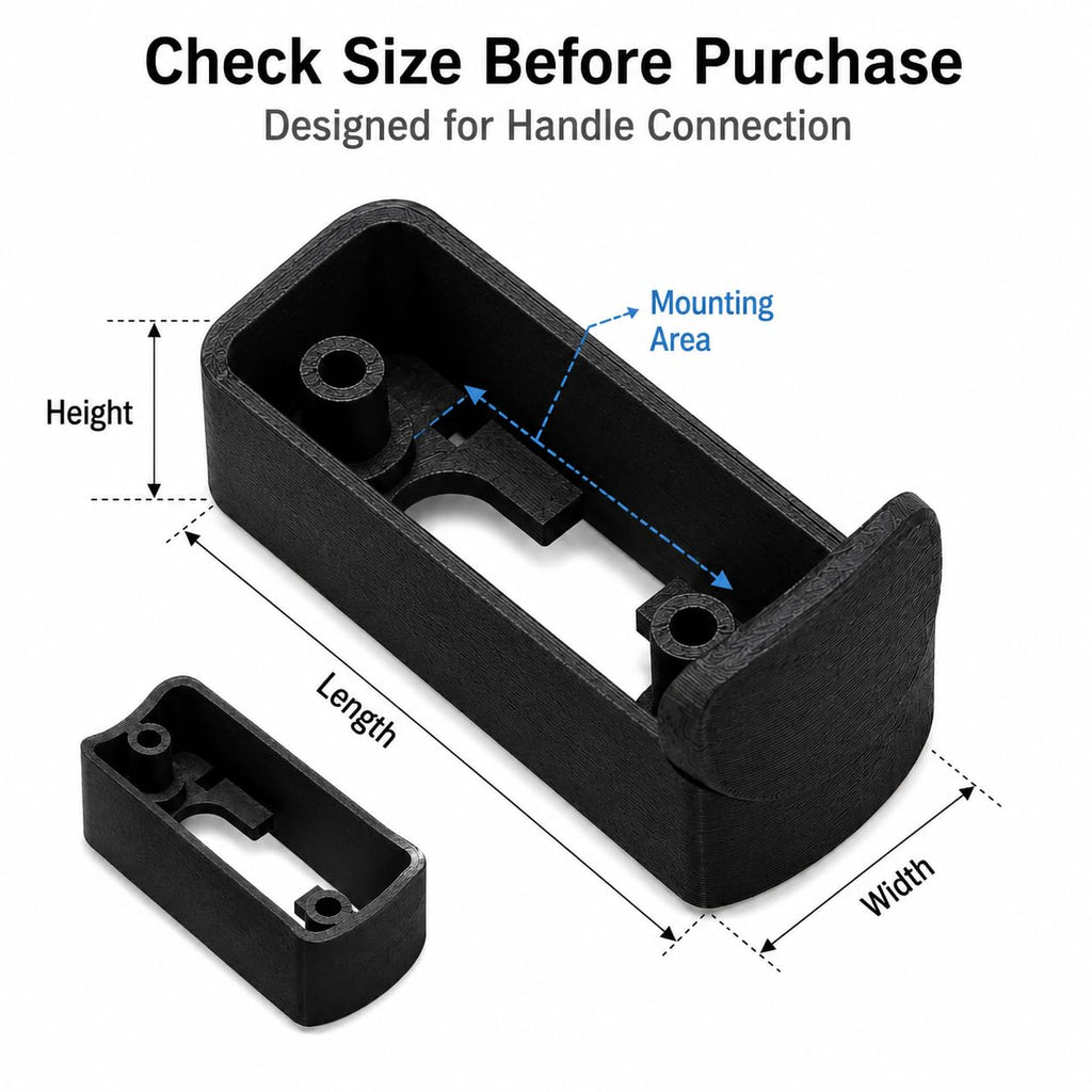 Refrigerator Handle Repair Tabs, Compatible with GE GNE25JSKCFSS, 2-Pack