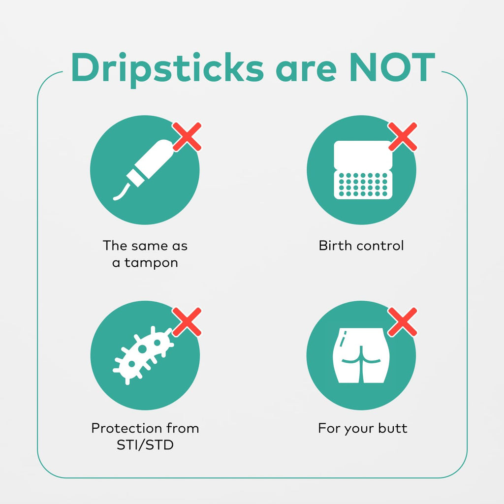 Dripstick Absorbing Sponge for Women, 10-Pack